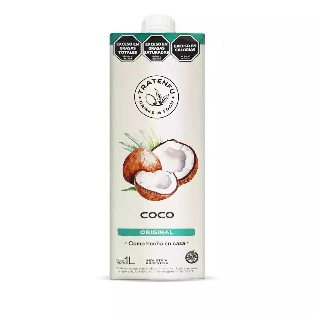 Leche de Coco Original Tratenfu x 1 Litro