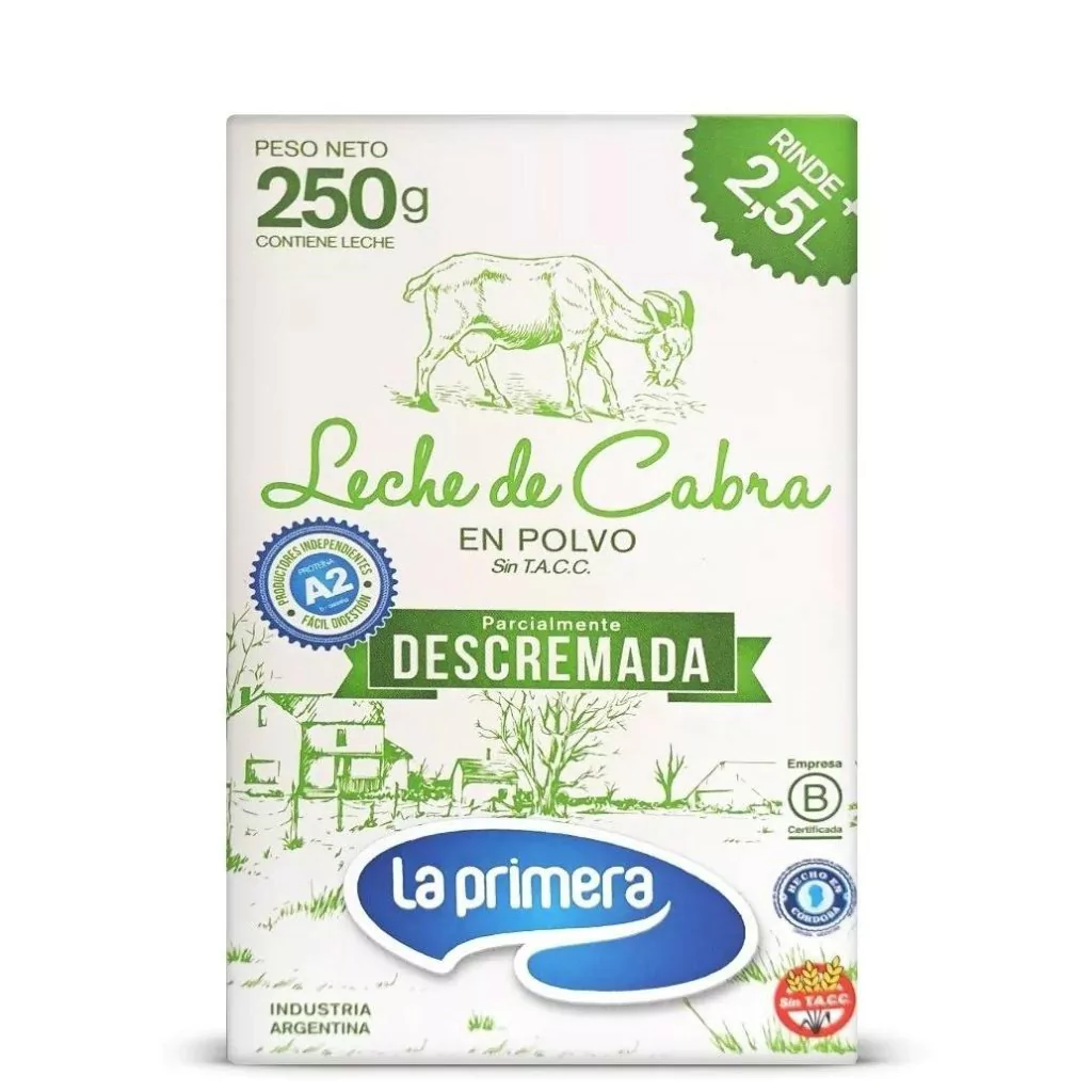 Leche de Cabra en Polvo Semi Descremada LA PRIMERA x 250g