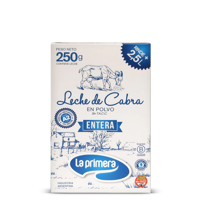 Leche de Cabra en Polvo Entera LA PRIMERA x 250g
