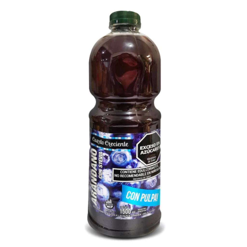 Jugo de Arándanos con Stevia Cuarto Creciente x 1.5L
