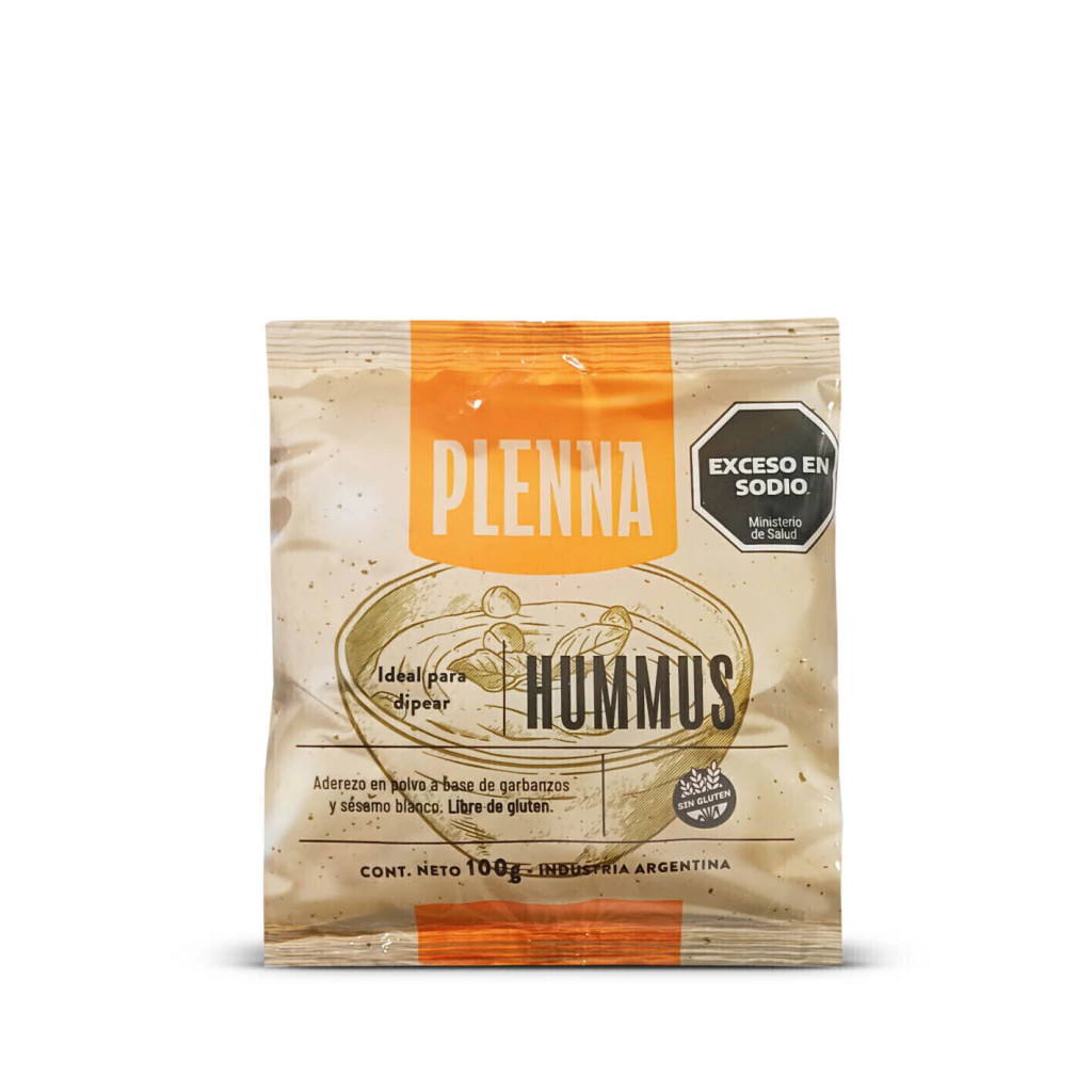 Hummus de Garbanzos Instantáneo PLENNA x 100g