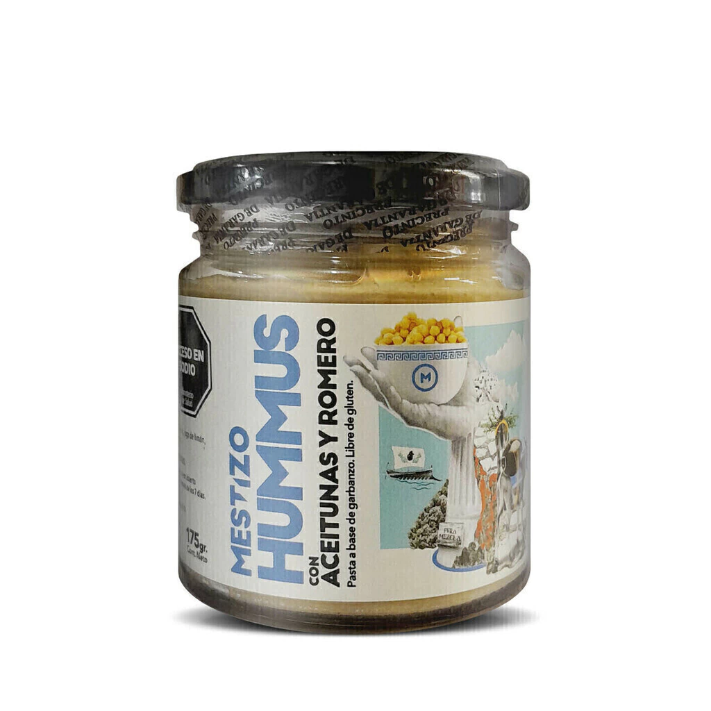 Hummus de Garbanzos con Aceitunas y Romero MESTIZO x 175g