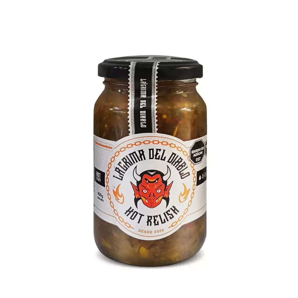Hot Relish Aderezo Agridulce Lagrima Del Diablo x 400g