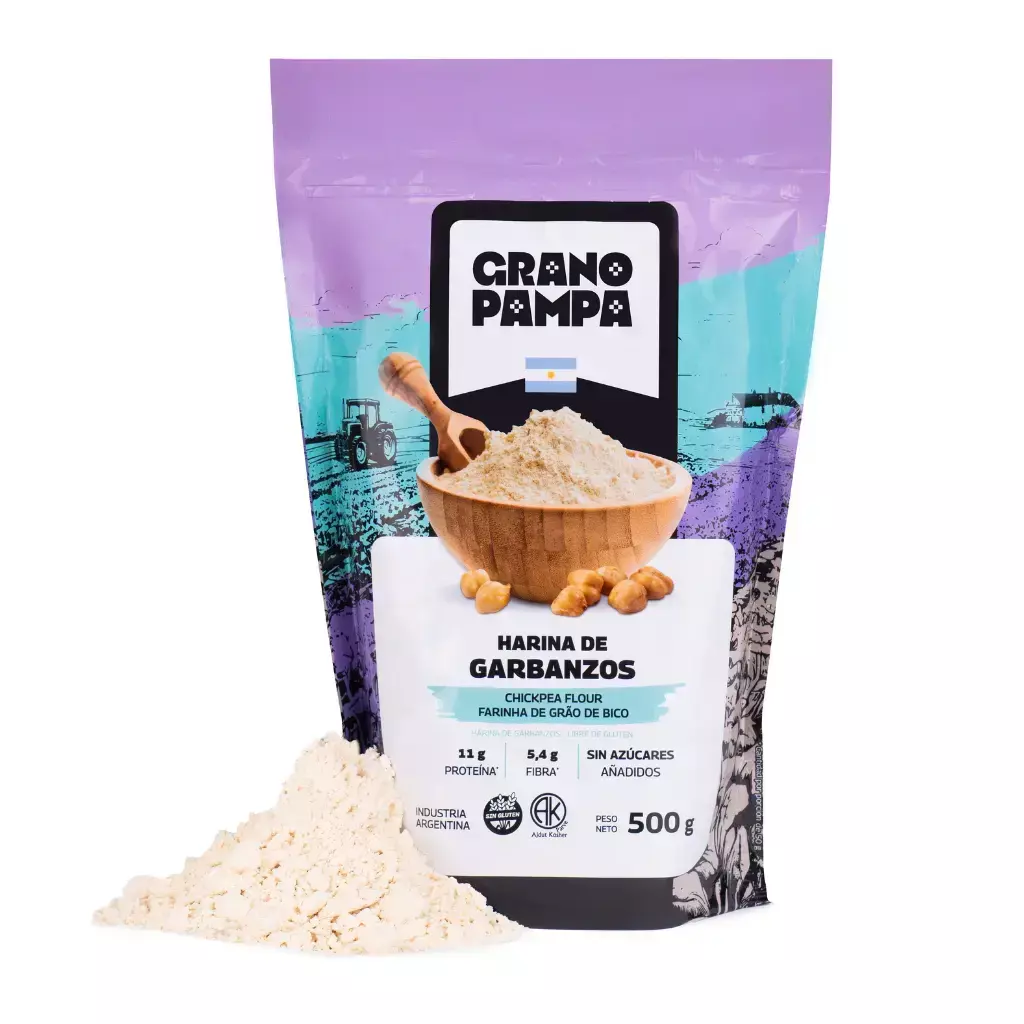 Harina de Garbanzos Grano Pampa x 500g
