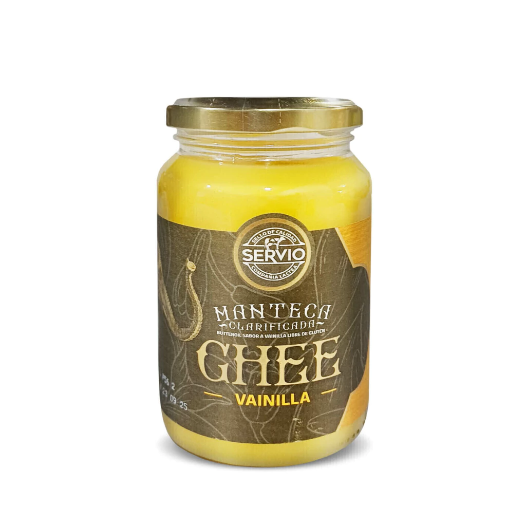 Ghee Manteca Clarificada Grass Fed Vainilla Servio x300g