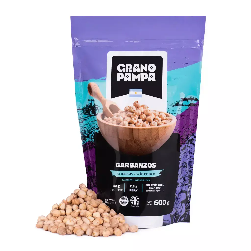 Garbanzos Grano Pampa x 600g