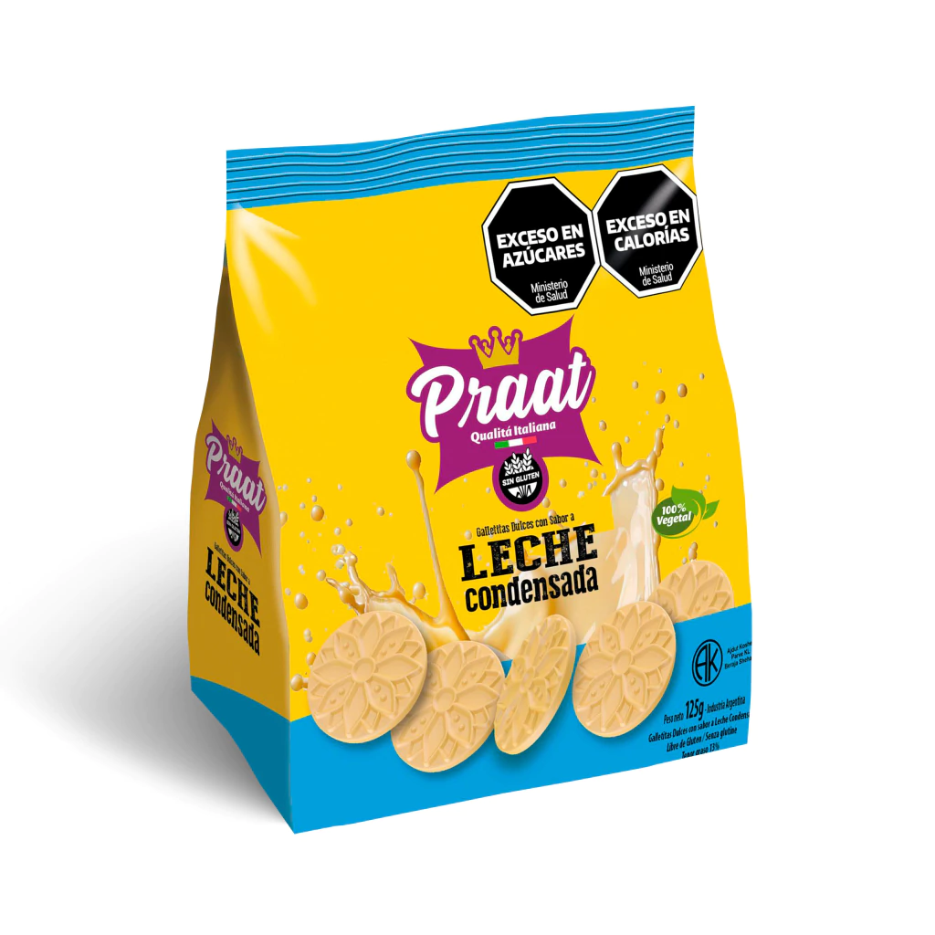 Galletitas sabor Leche Condensada PRAAT x 125g