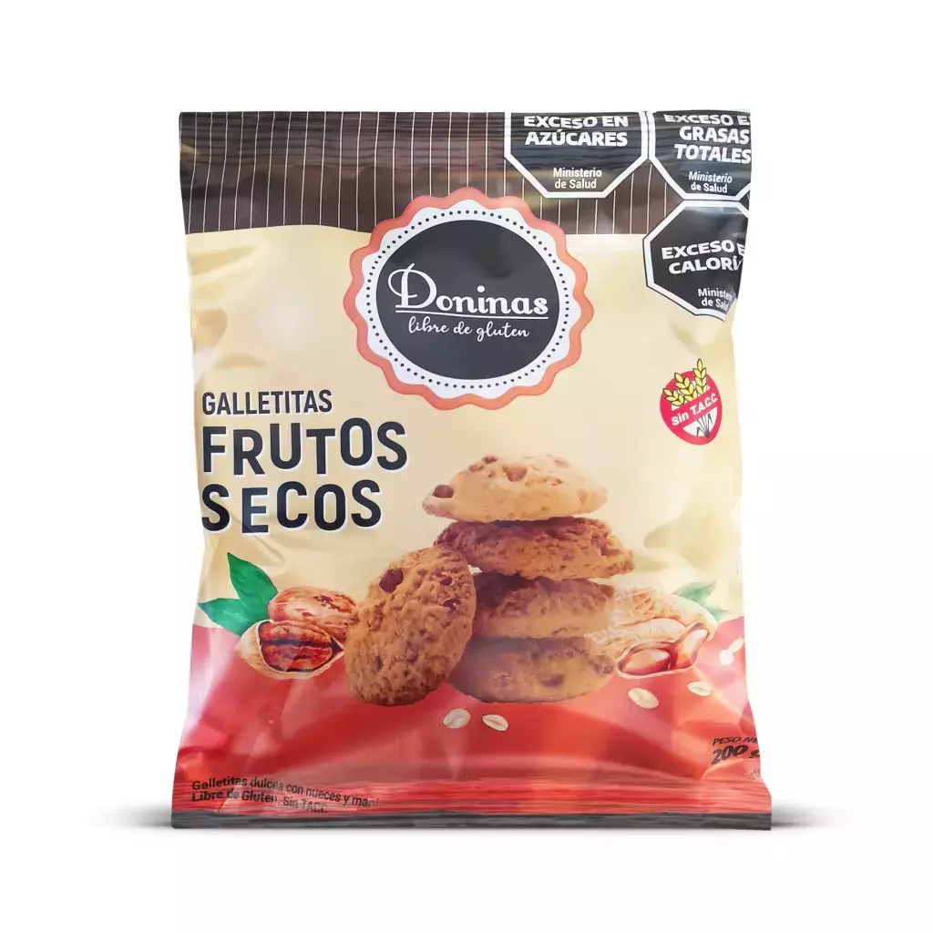 Galletitas Dulces Doninas con Frutos Secos x 200g