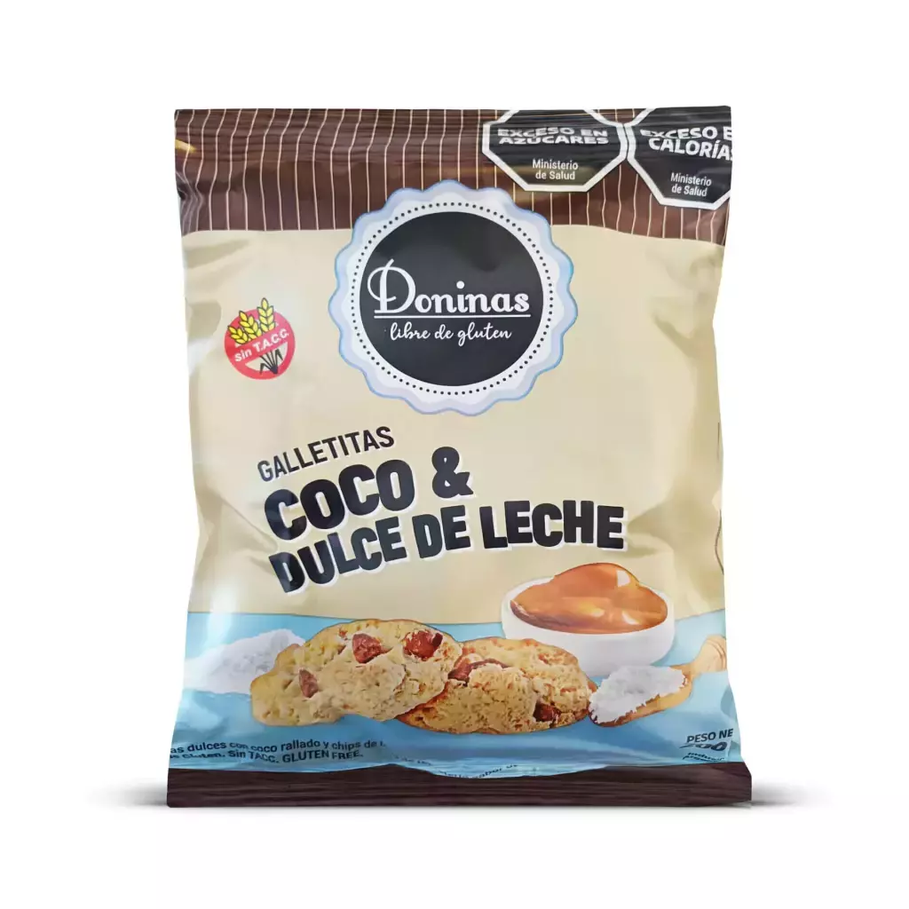 Galletitas Doninas de Coco y Dulce de Leche x 200g