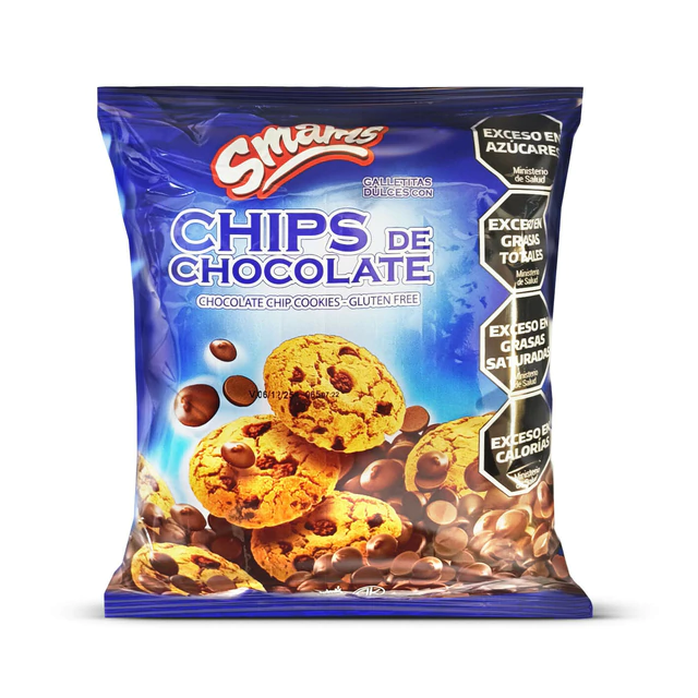 Galletitas de Vainilla c/chips Choco SMAMS x 150gs