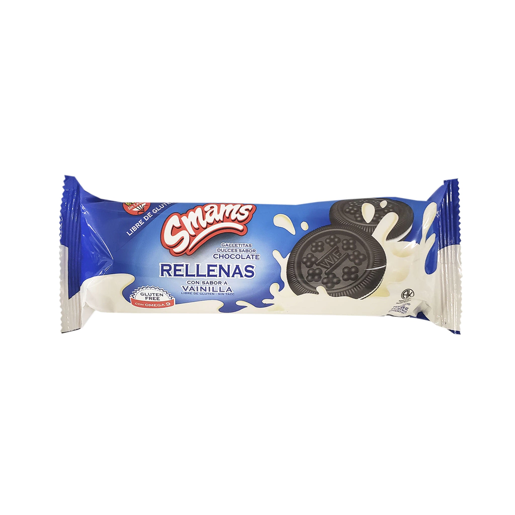 Galletitas Chocolate Rellenas Smams x 105g
