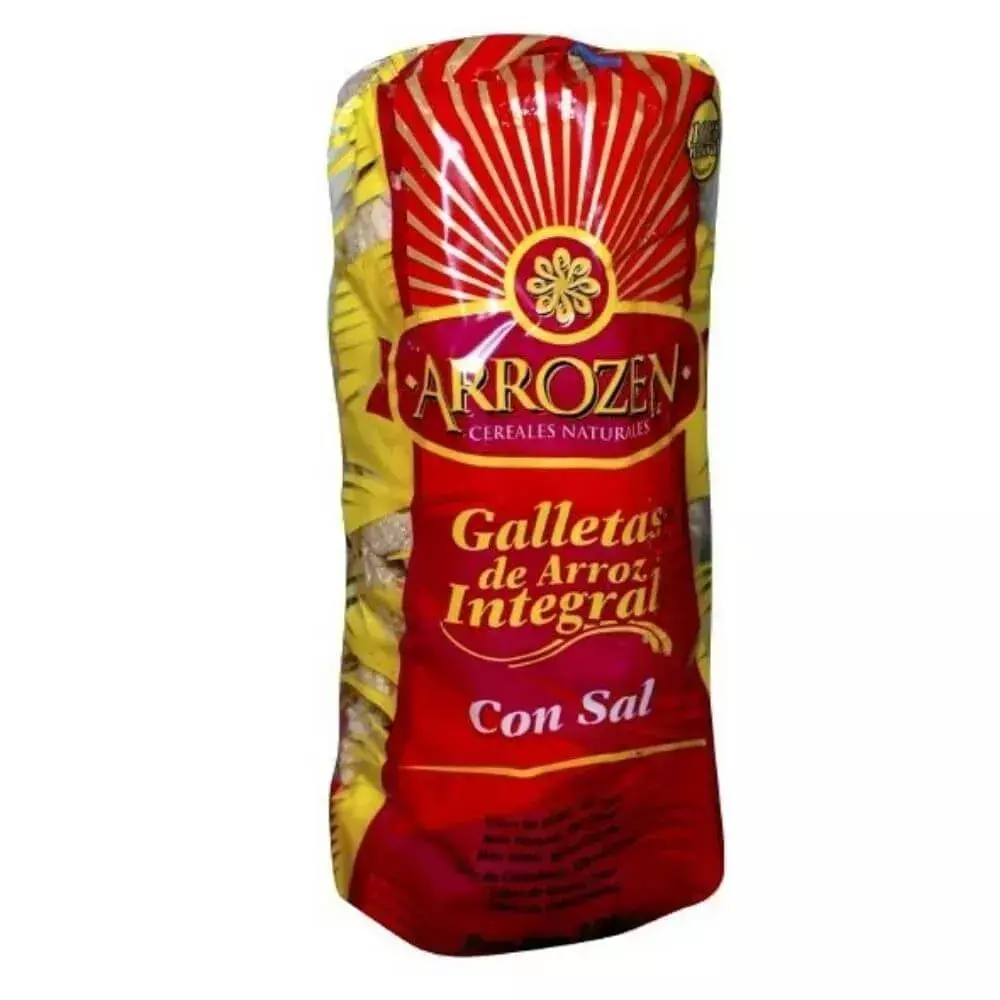 Galletas de Arroz Integral con Sal ARROZEN x 100g