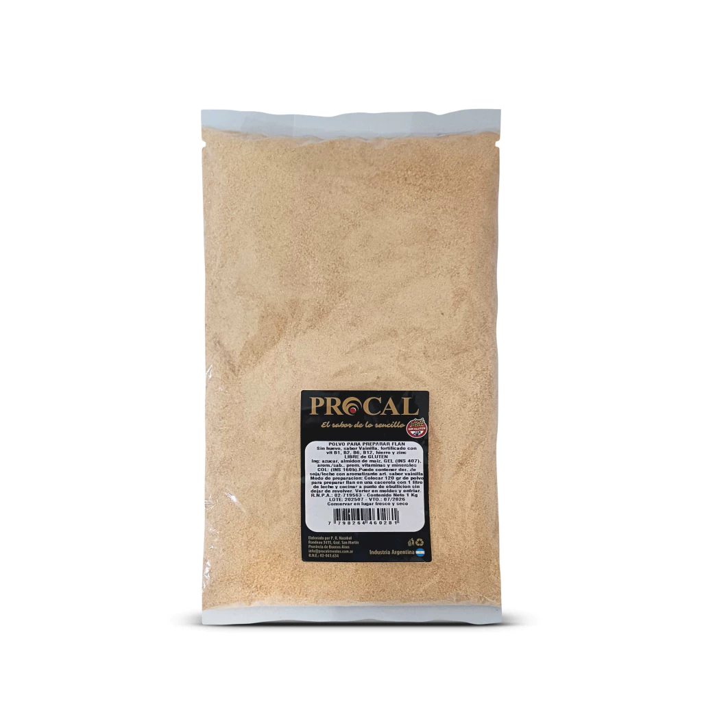 Flan de Vainilla Fortificado Procal x 1kg