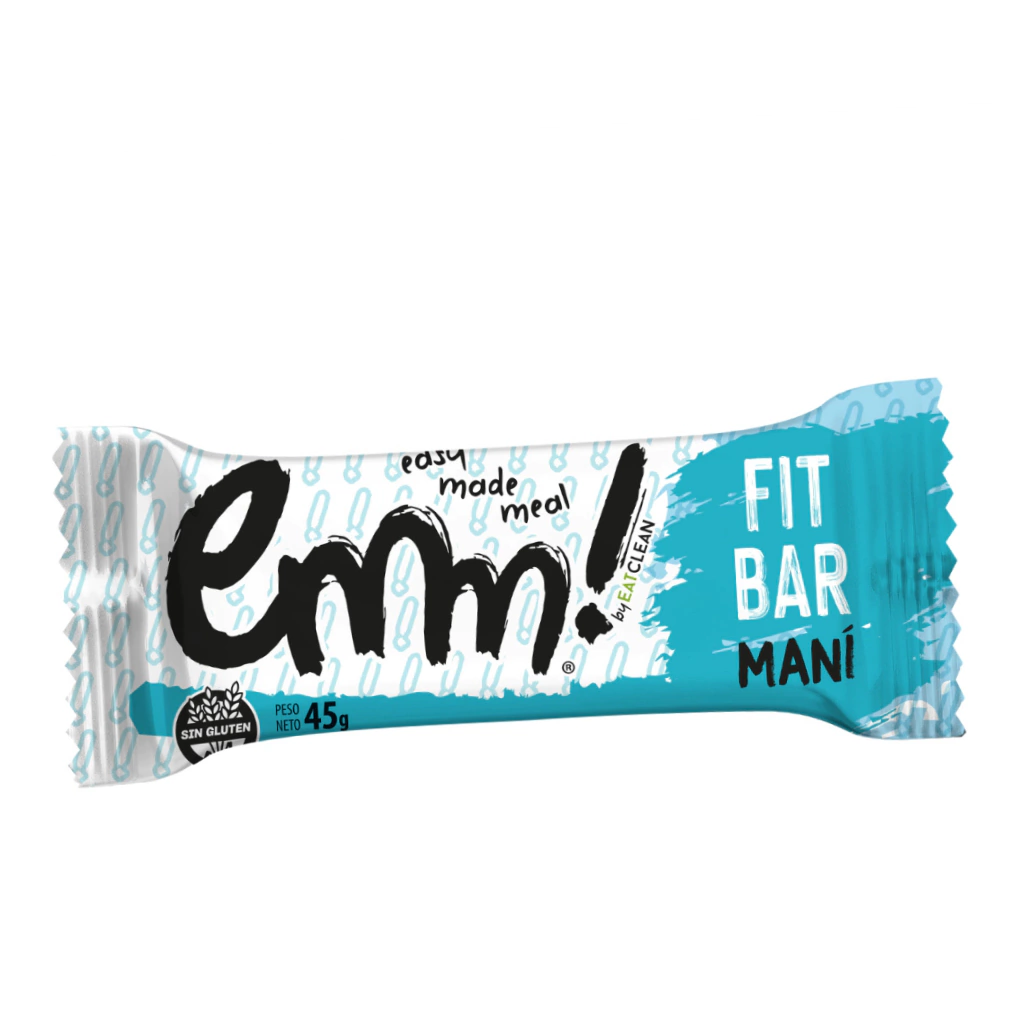 FIT BAR barra proteica de Maní con chocolate EMM x 45g