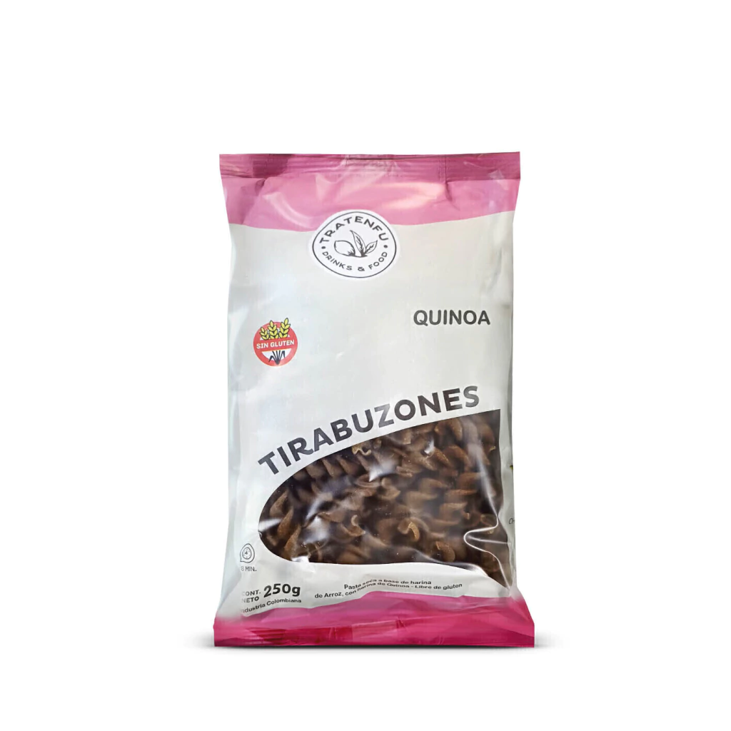 Fideos Tirabuzón de Quinoa Tratenfú x 250g