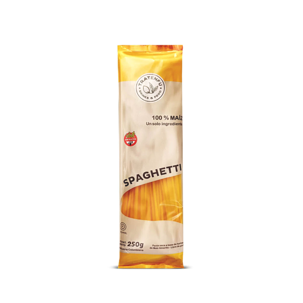 Fideos Spaghettis de Maíz Tratenfú x 250g