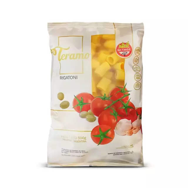 Fideos Rigatoni - Teramo x 500g.