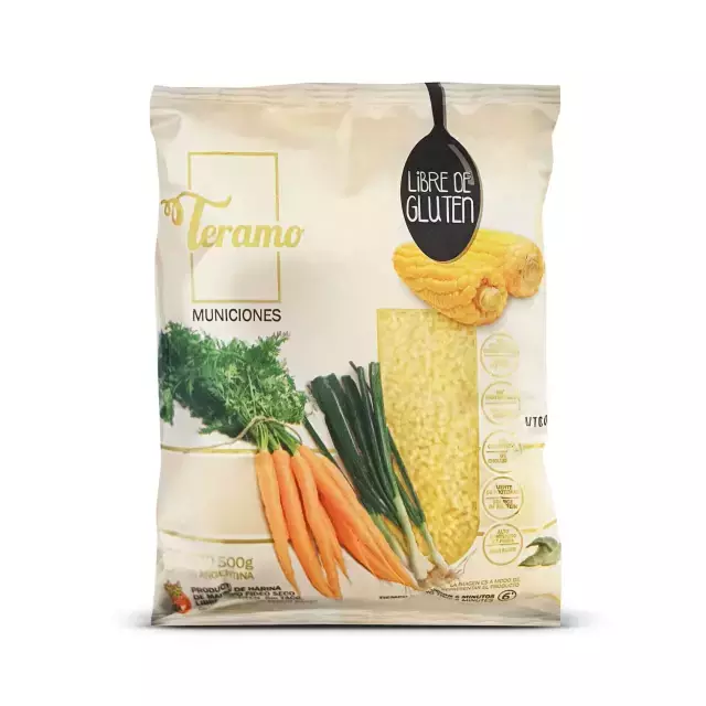 Fideos Municiones de Maiz Teramo x 500g