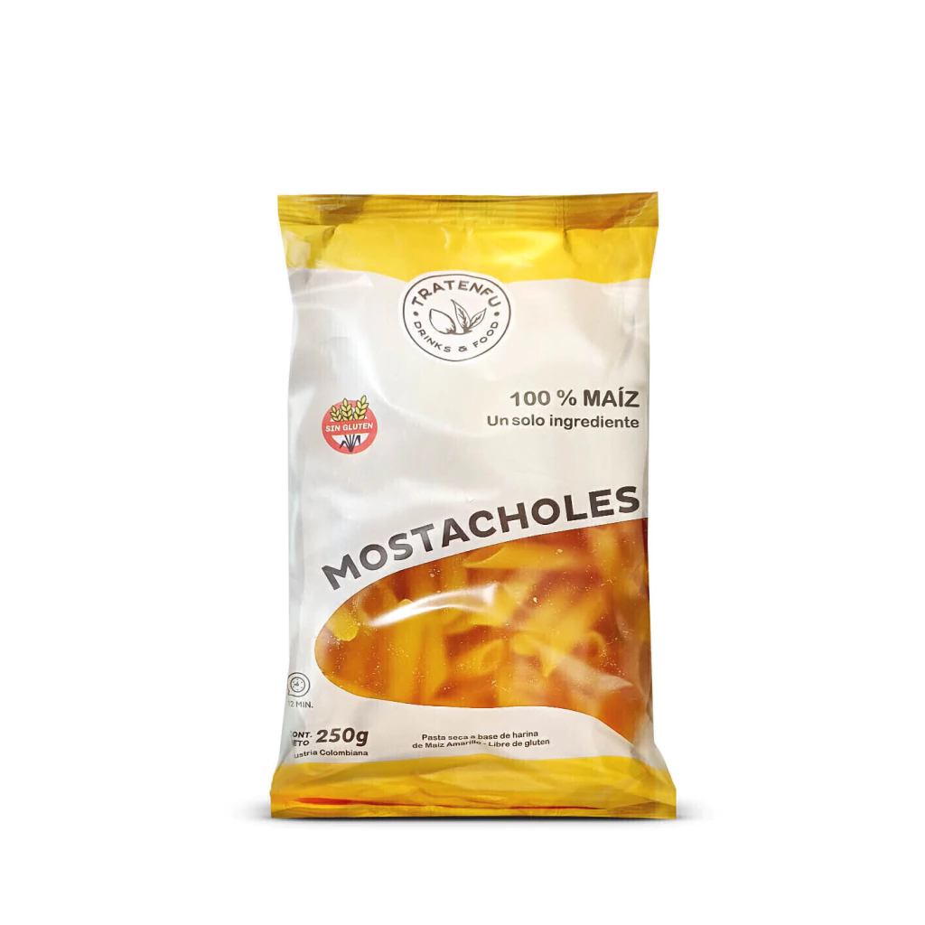 Fideos Mostacholes de Maíz Tratenfú x 250g