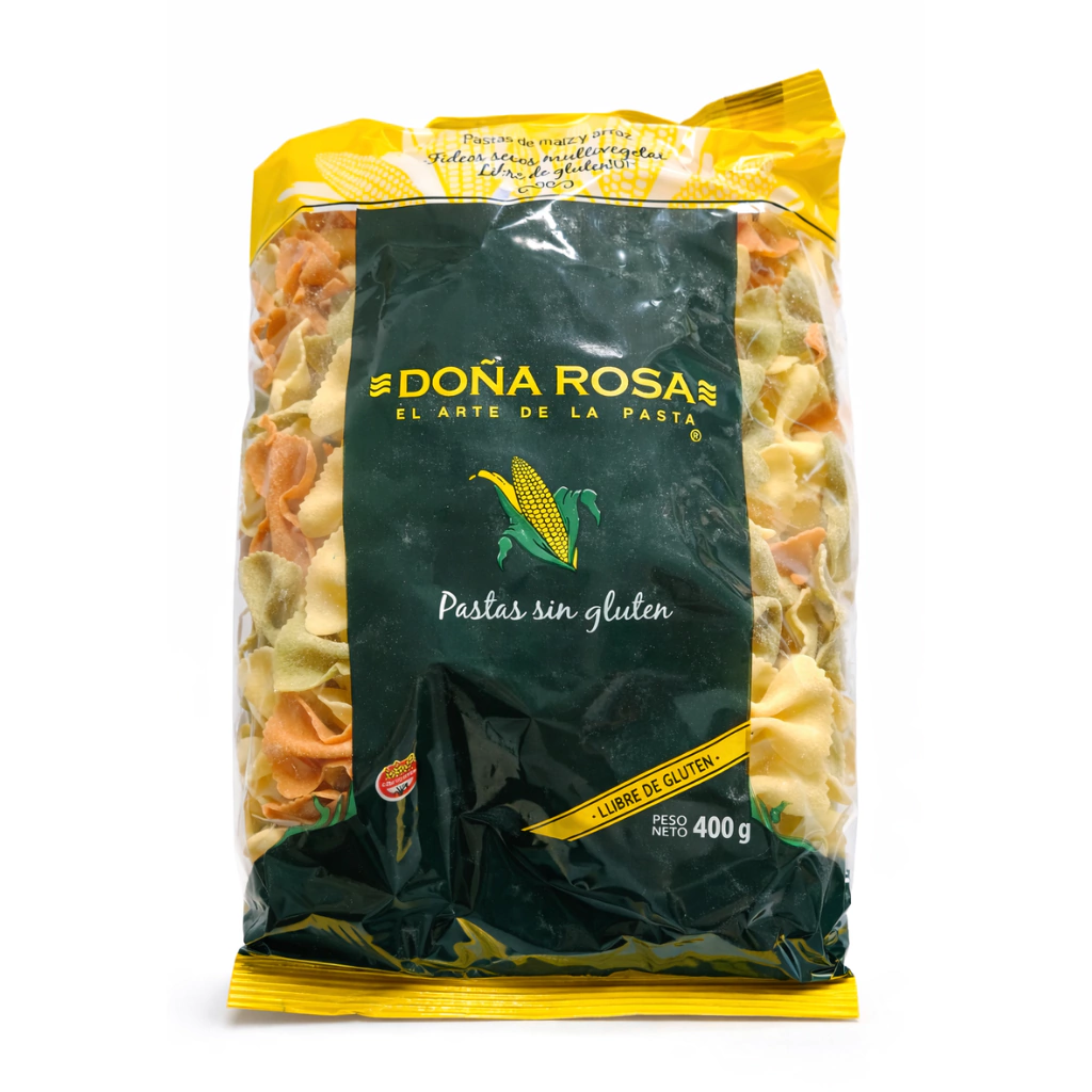 Fideos Moños multivegetales Doña Rosa x 400g