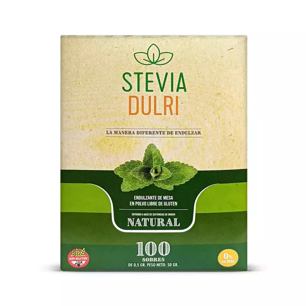 Edulcorante Natural Stevia DULRI x 100 sobres