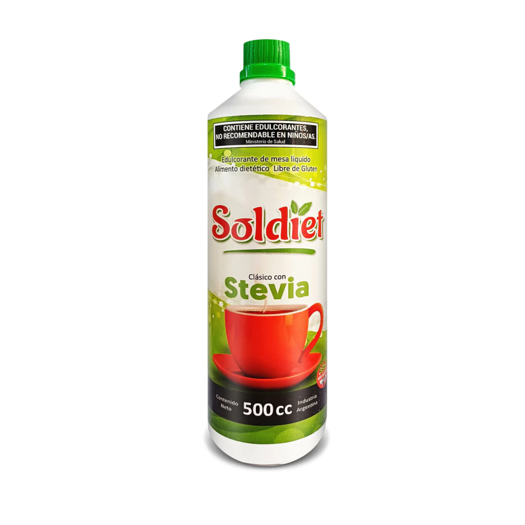 Edulcorante con Stevia líquida SOLDIET x 500cc