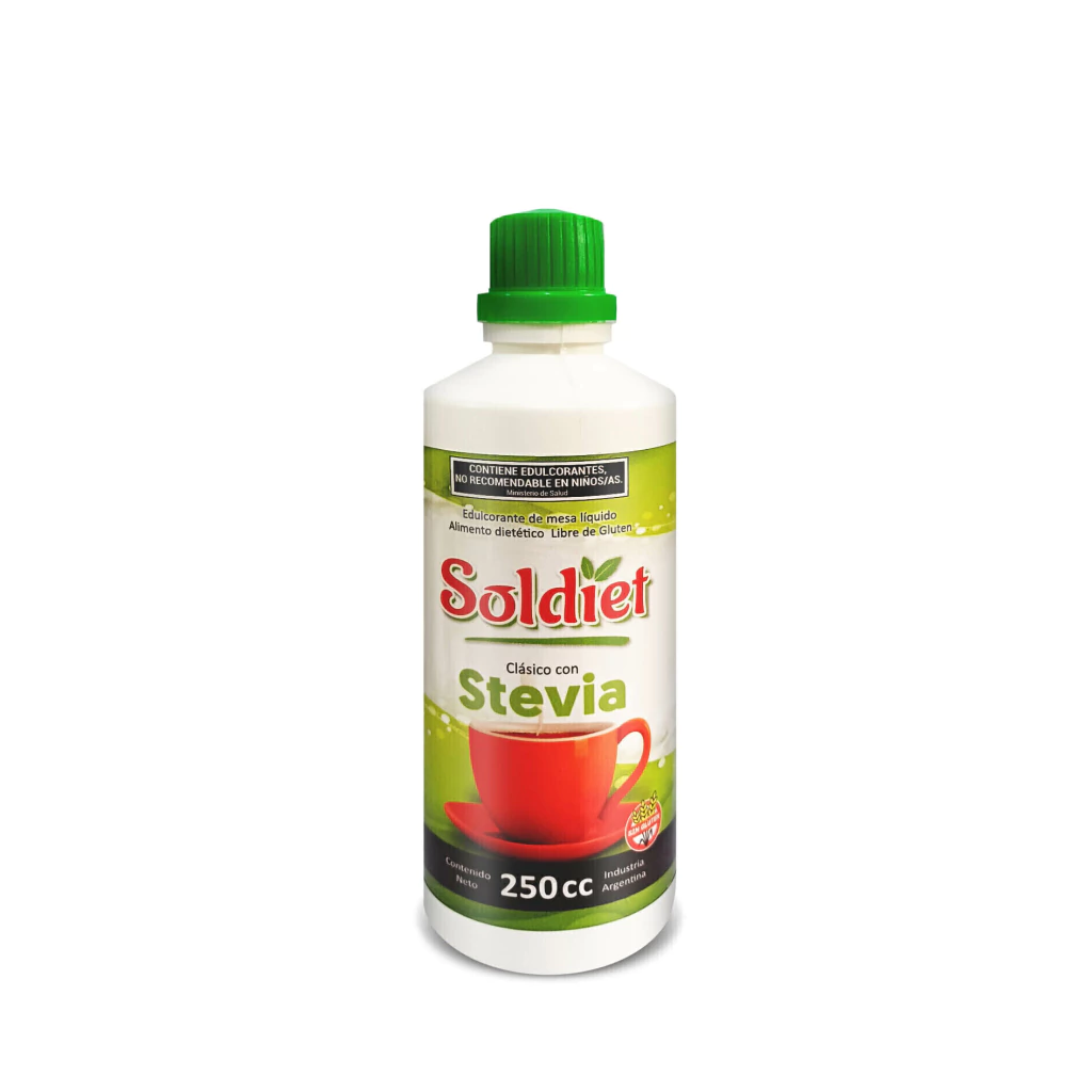 Edulcorante con Stevia líquida SOLDIET x 250cc