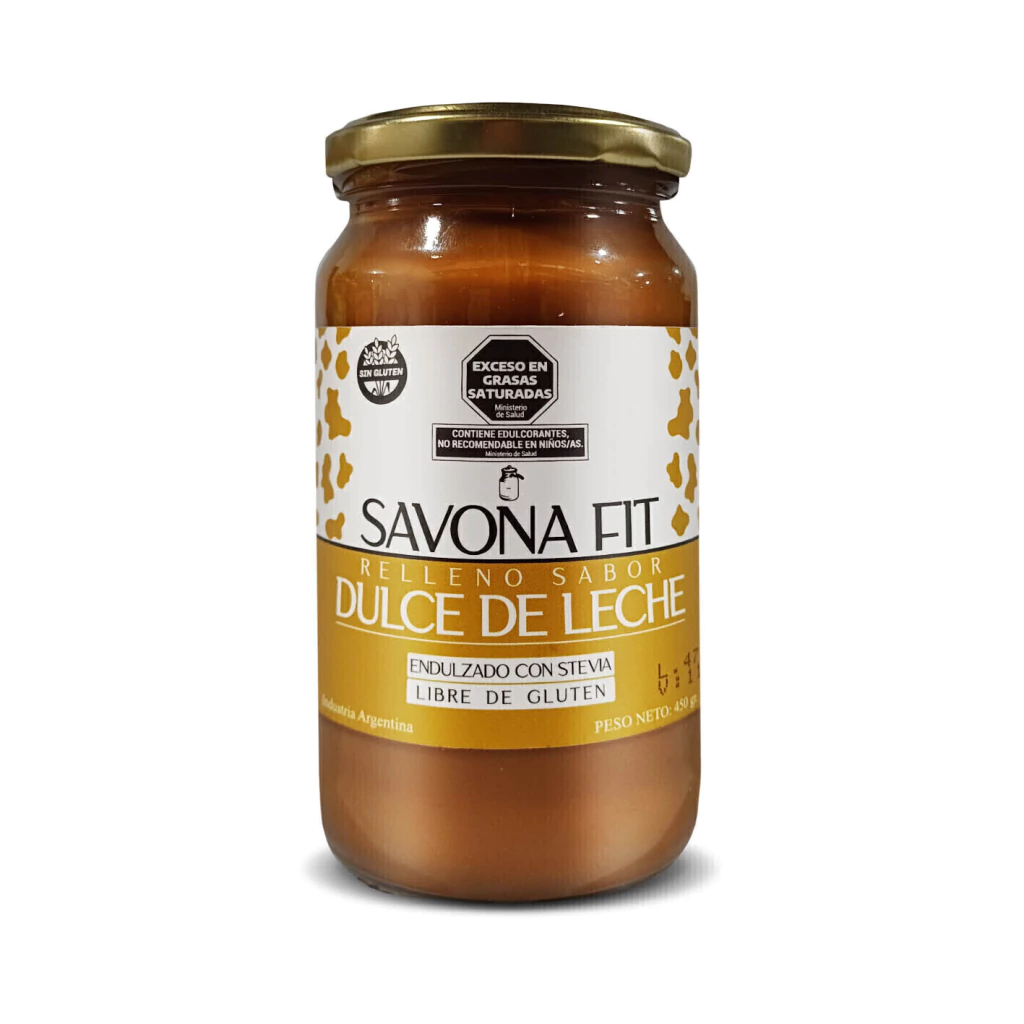 Dulce de Leche sin Azúcar para Rellenos Savona Fit x 450g