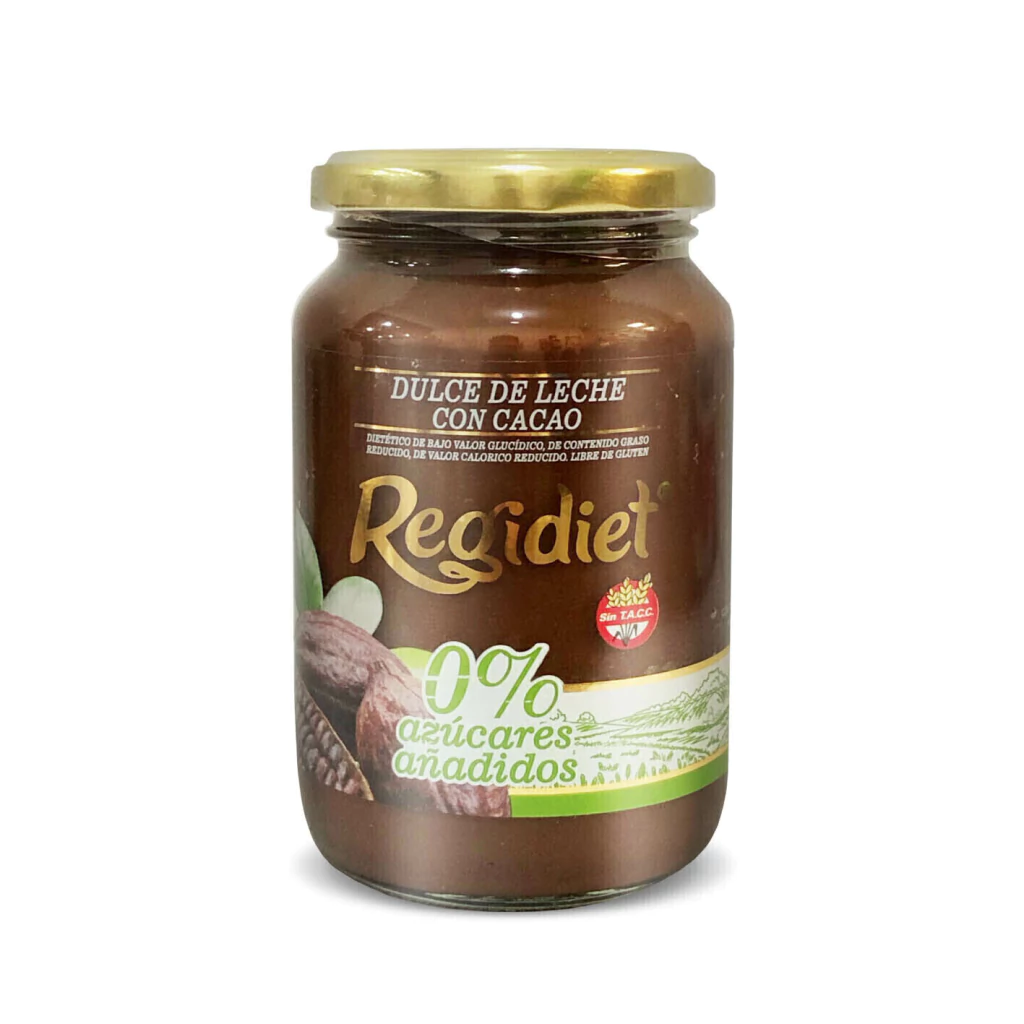 Dulce de Leche con Cacao sin azúcar Regidiet x 445g