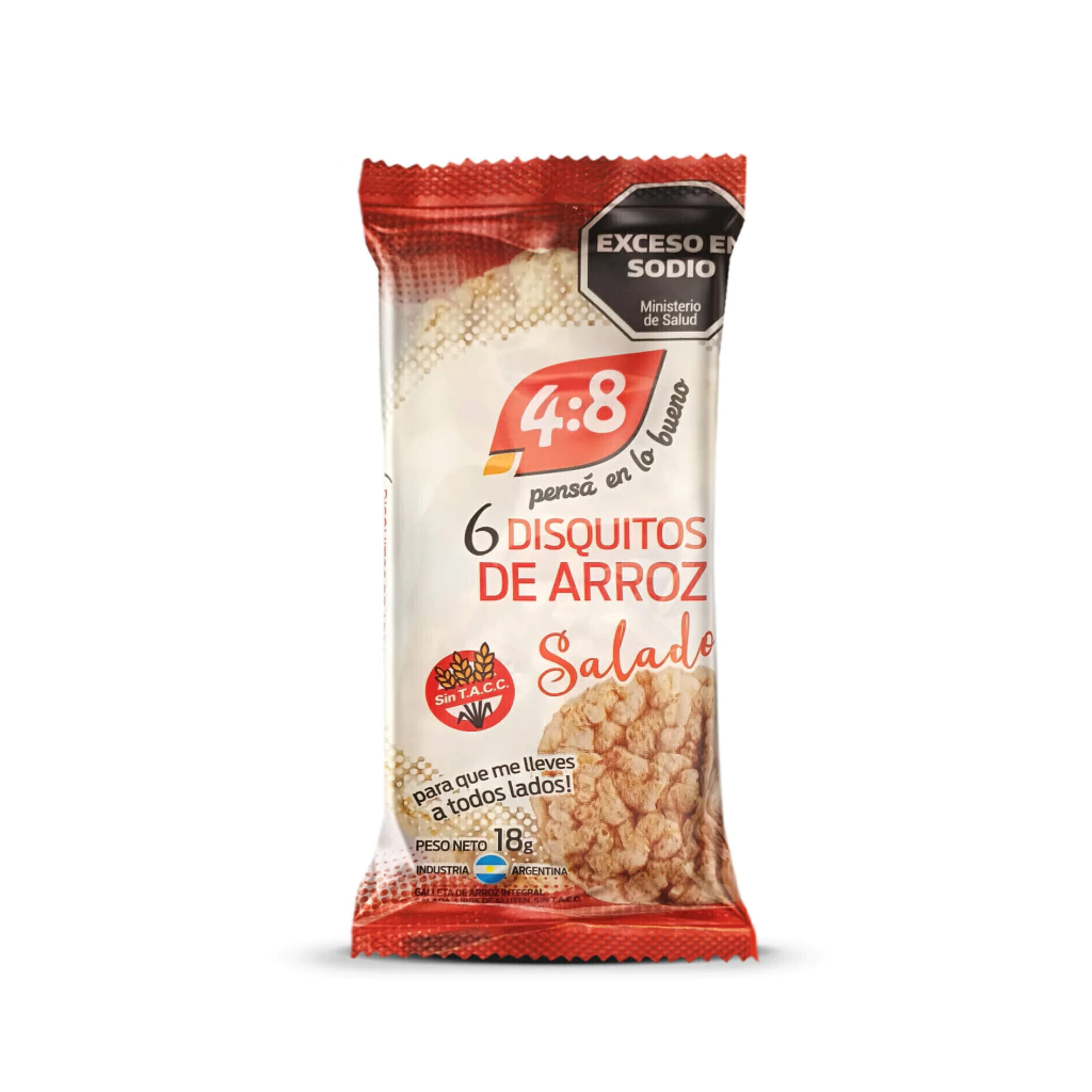Disquitos de Arroz tradicionales Individuales x 18g
