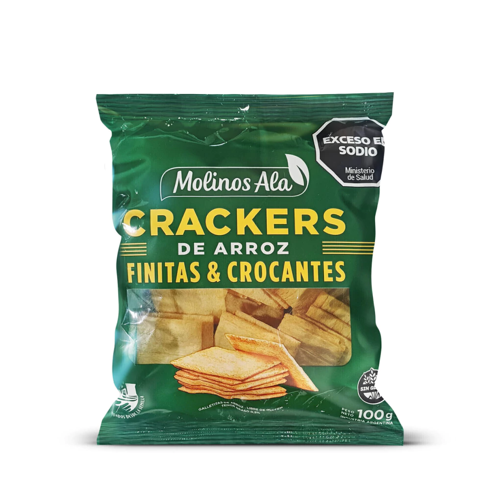 Crackers de Arroz Finitas Molinos Ala x 100g