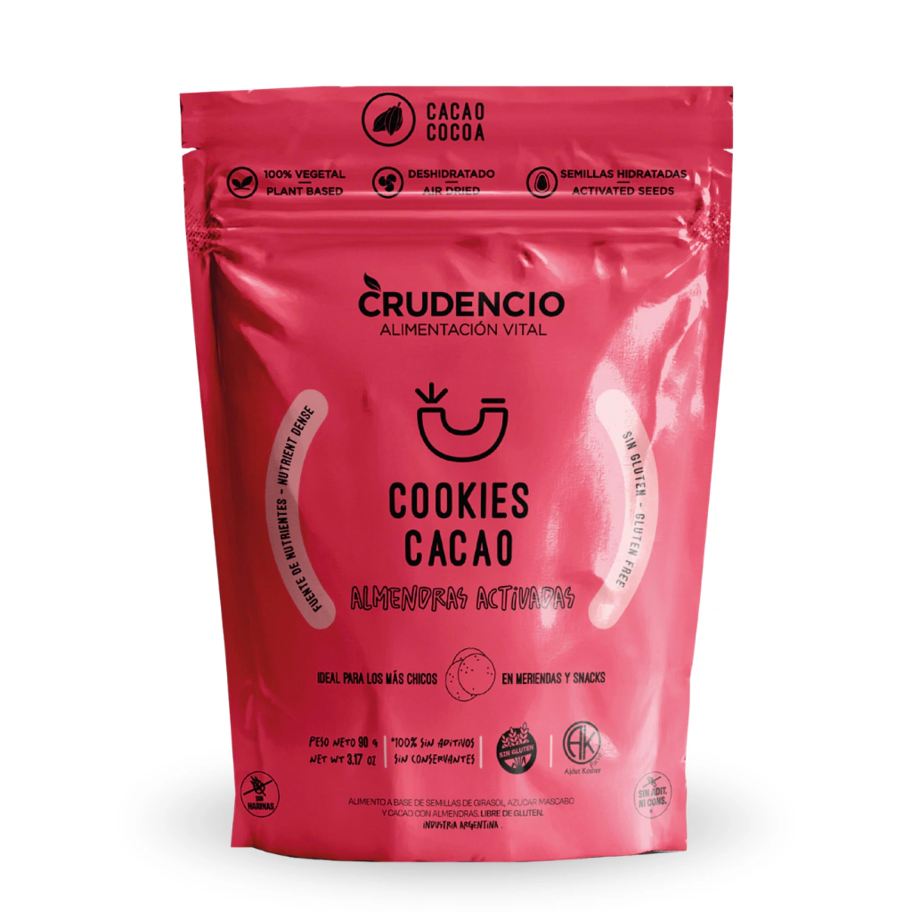 Cookies de Cacao y Almendras Crudencio x 90g