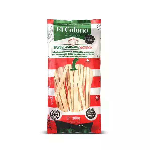 Cintas Laminadas con Morrón El Colono x 300g