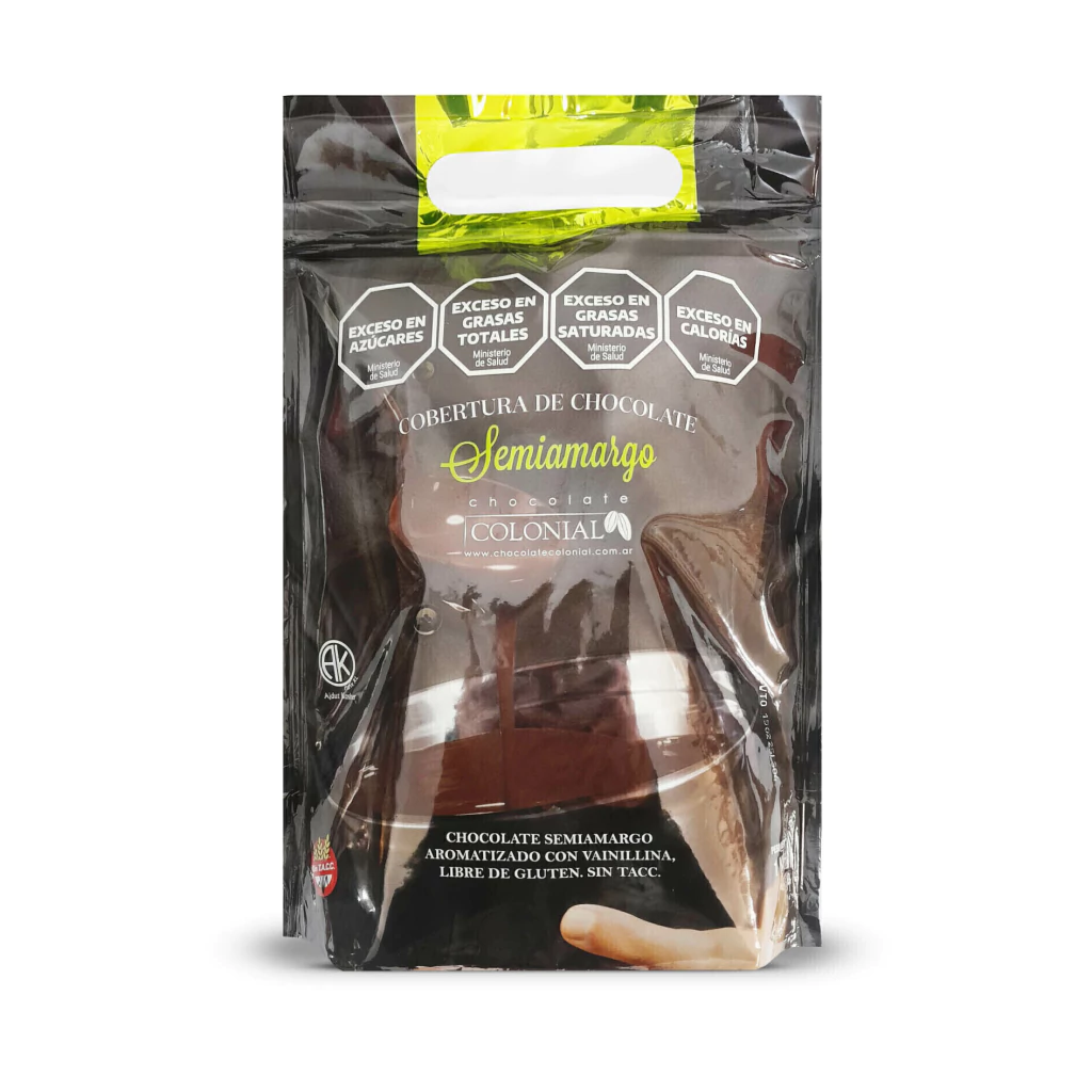 Chocolate Cobertura Semiamargo Colonial x 1Kg