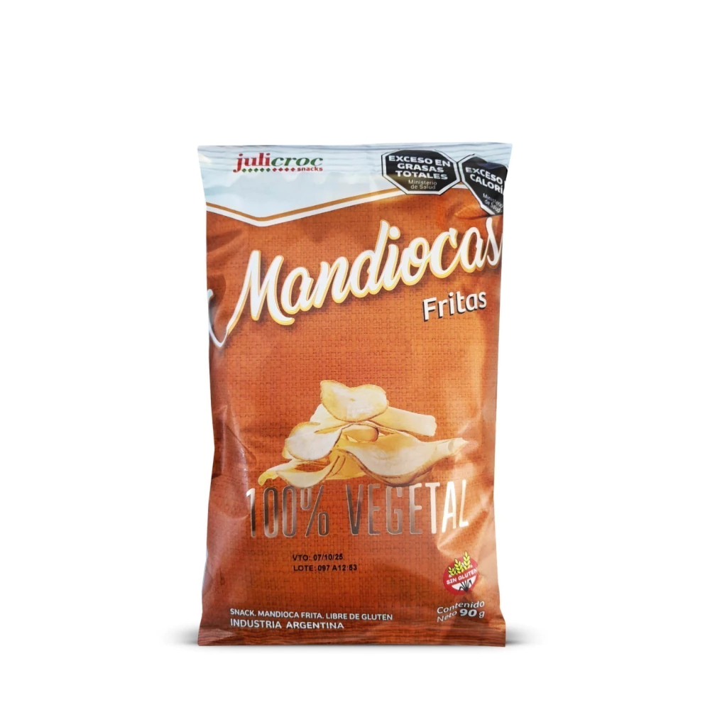 Chips de Mandiocas Fritas Julicroc x 90g