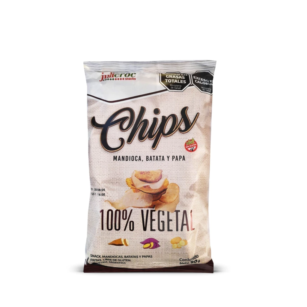 Chips de Mandioca, Batata y Papa Julicroc x 90g