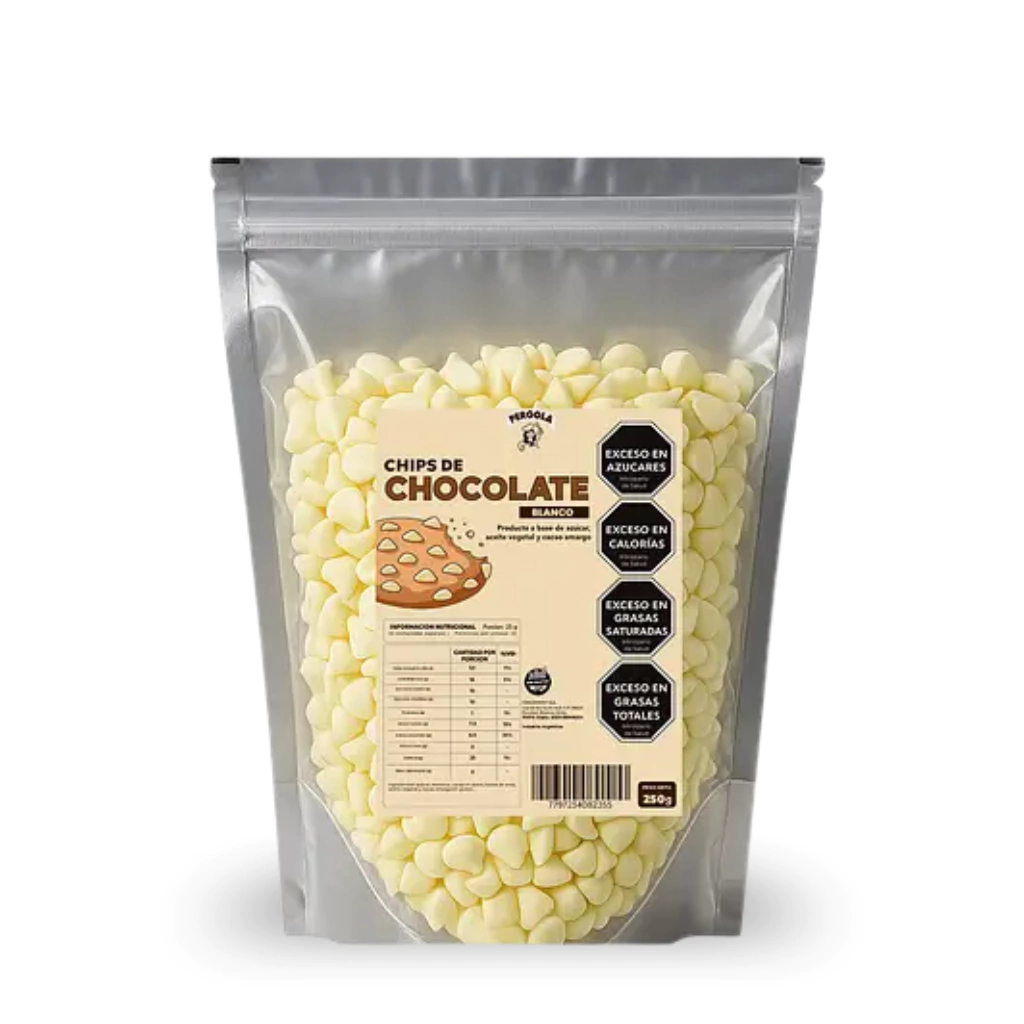 Chips de Chocolate Blanco Pérgola x 250g