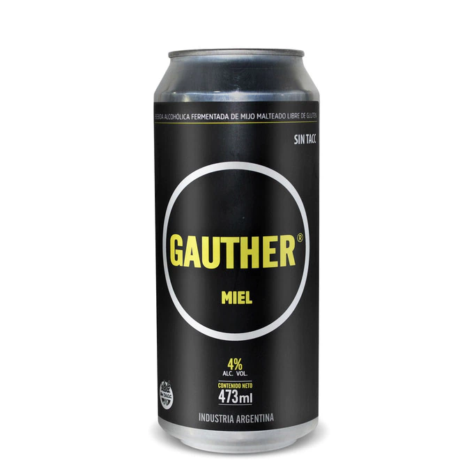 Cerveza Gauther Honey Miel x 473cc