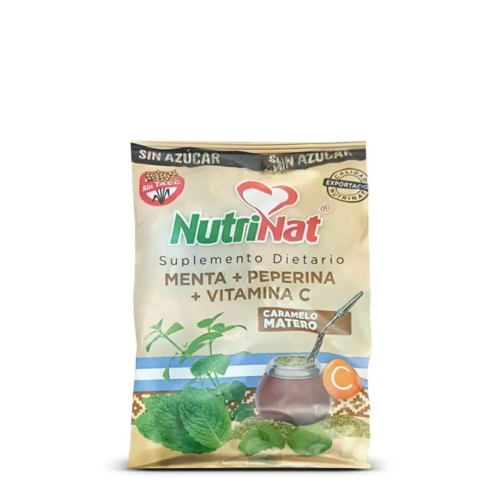 Caramelos Materos Menta Peperina Vit C sin Azúcar x 50g