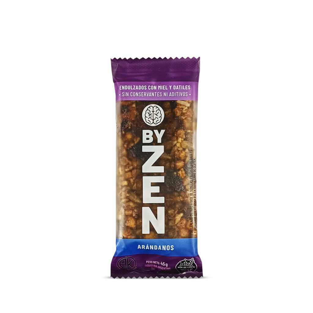 ByZen Barra Semillas Frutos Dátiles y Arándanos x 45g