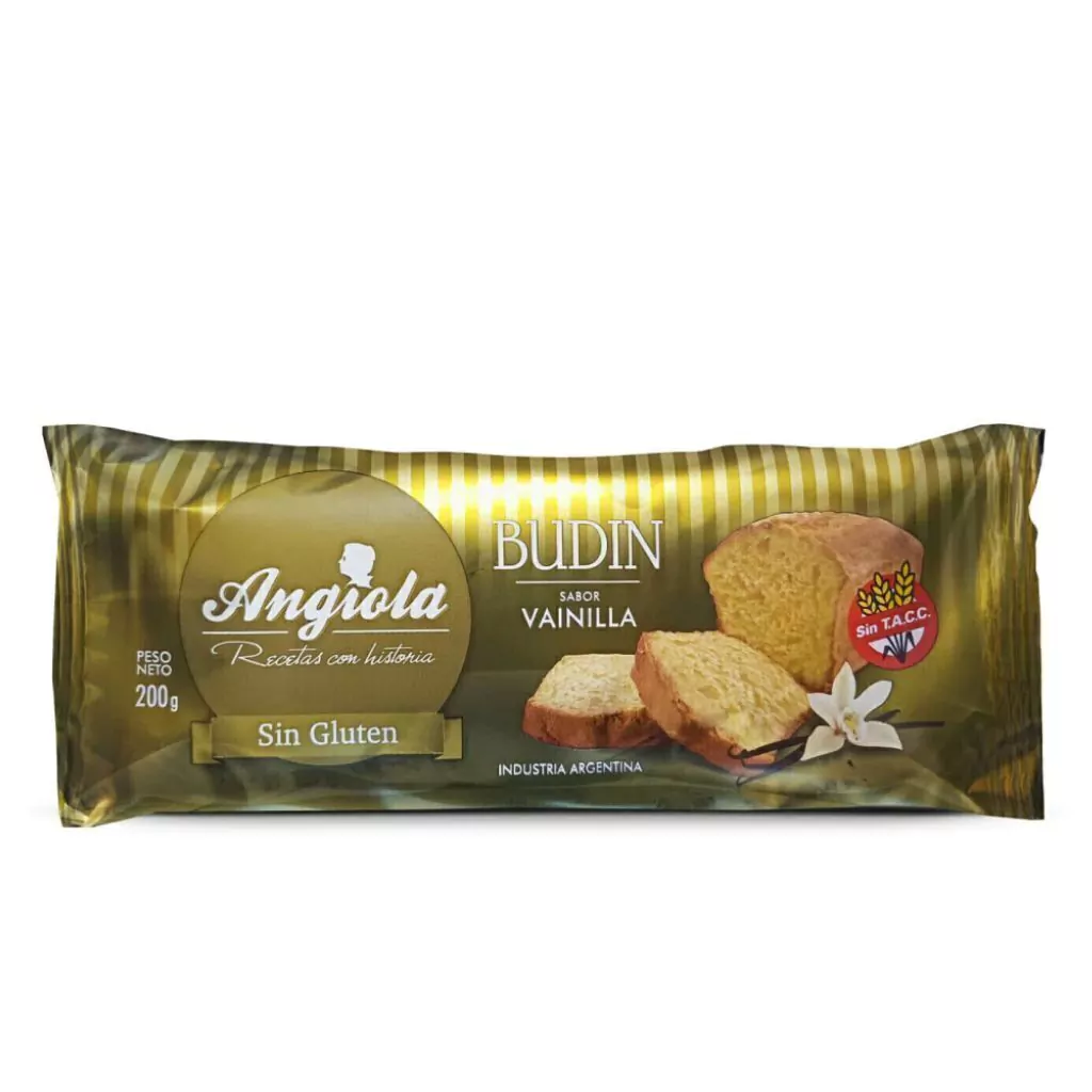 Budín sabor Vainilla - ANGIOLA x 200g