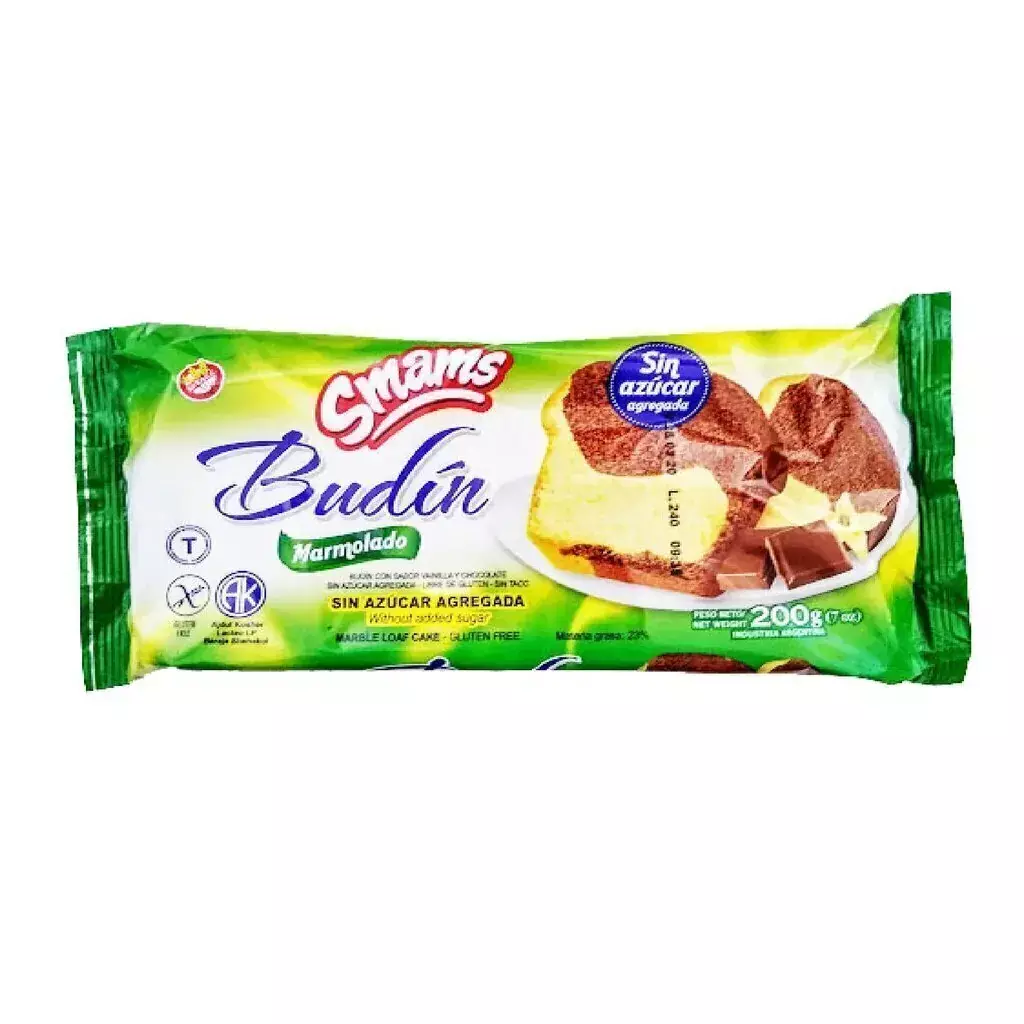Budin Marmolado Vai-Choco sin azúcar SMAMS x 200g