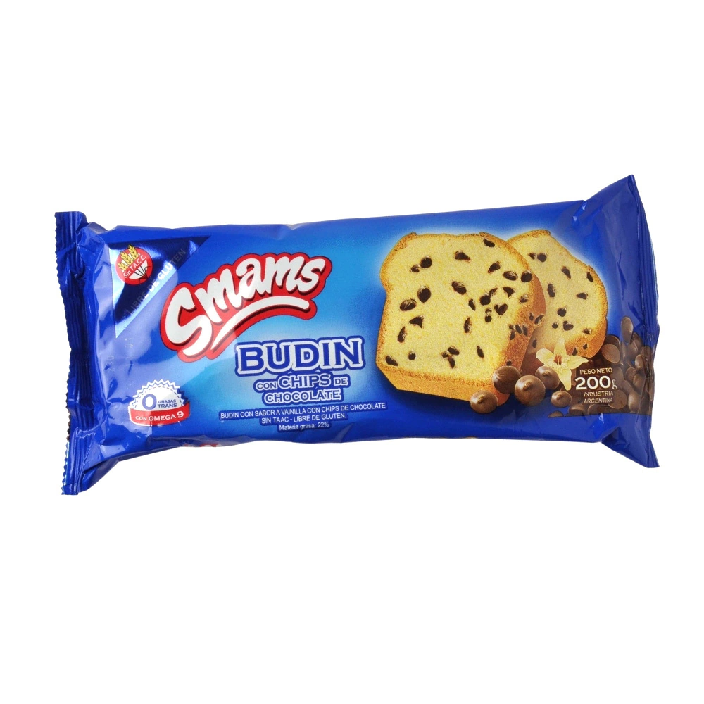 Budin con Chips de Chocolate SMAMS x 250g
