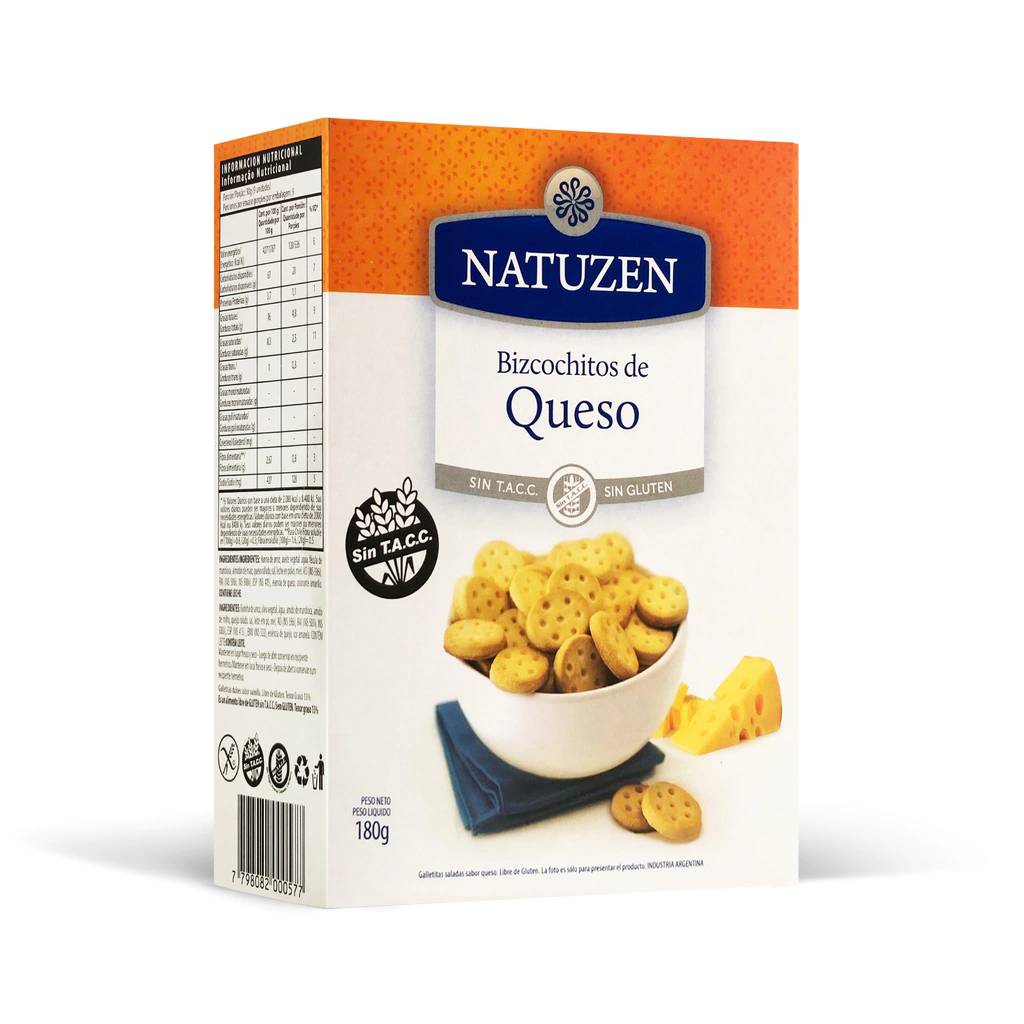 Bizcochitos de Queso NATUZEN x 180g
