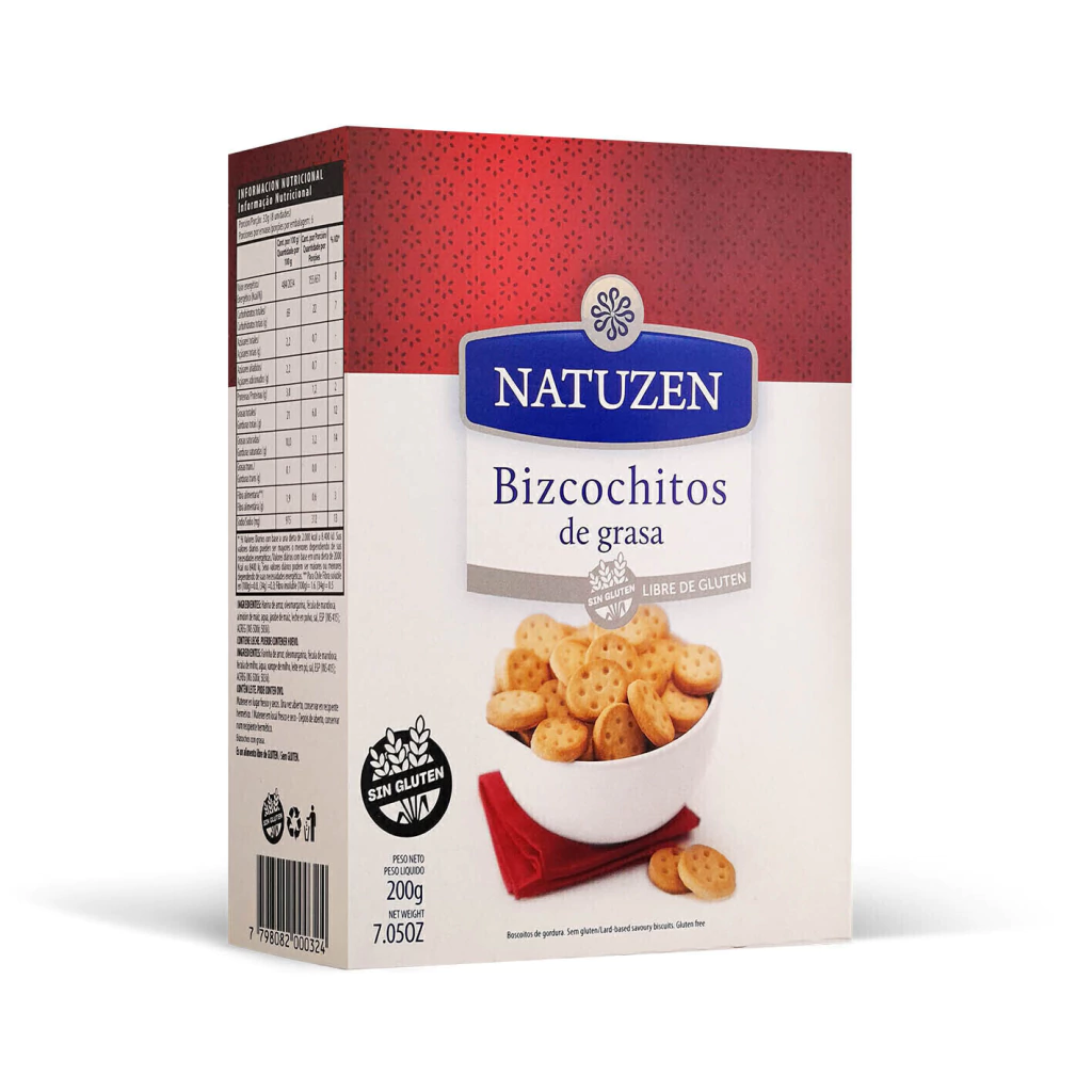 Bizcochitos de Grasa Natuzen x 200g