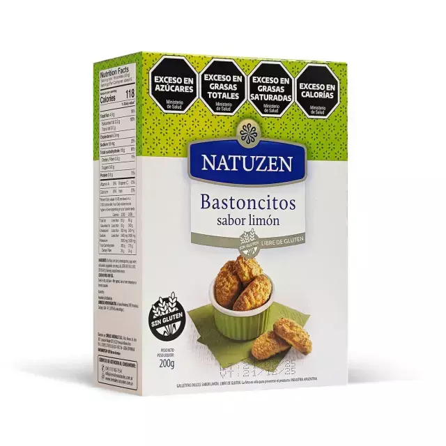 Bastoncitos de Limón x 200g - Natuzen