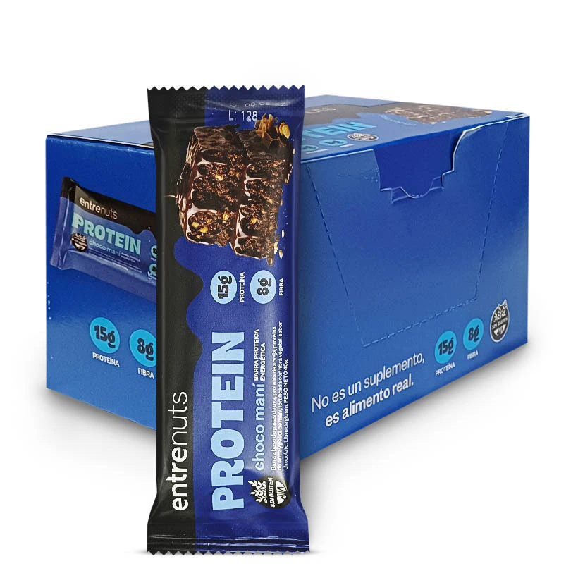 Barrita Proteica Choco Mani Entre Nuts x 10u.