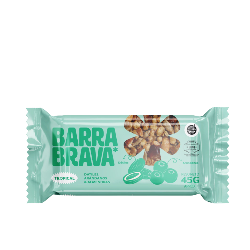 Barrita de Datiles Arándanos y Almendras - Barra Brava x 45g