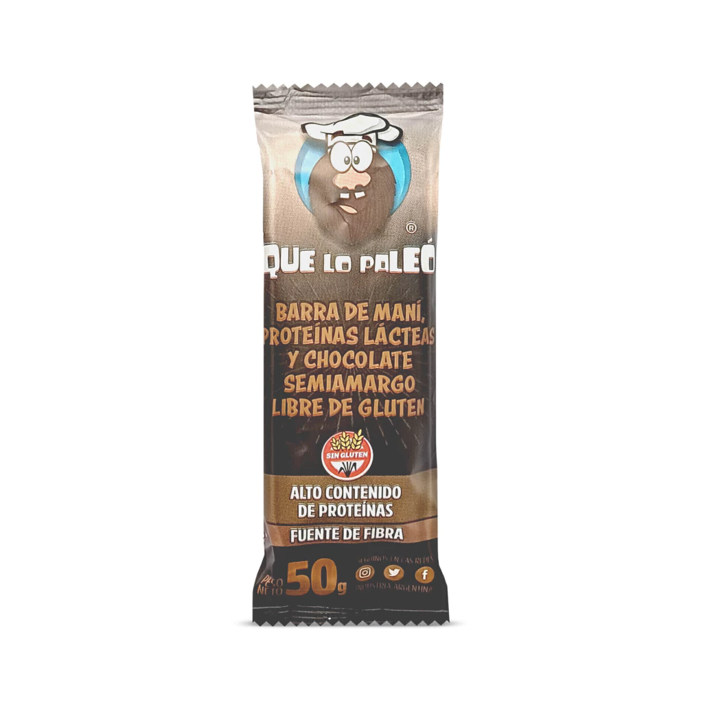 Barra Proteica Que Lo Páleo Choco Negro x 50g
