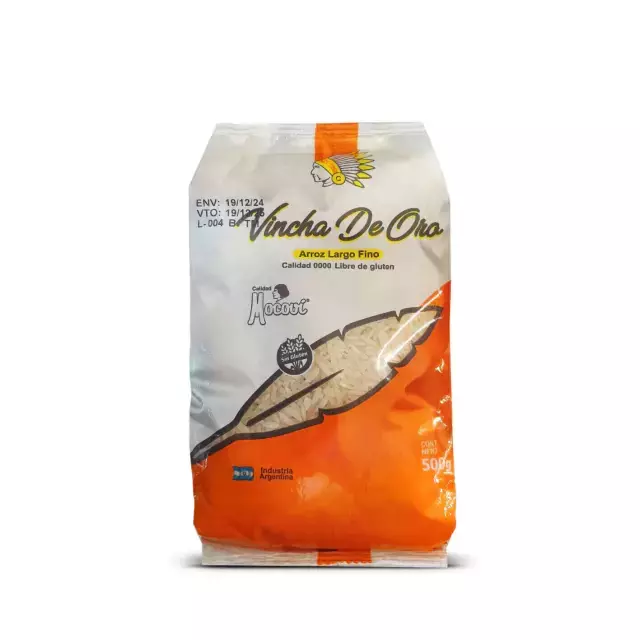 Arroz Largo Fino 0000 Vincha de Oro x 500g
